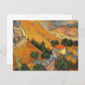 Carte Vincent van Gogh - Vallée avec Plowman (Devant / Derrière)