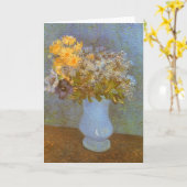Carte Vincent van Gogh Vase de Lilacs, Daisées, Anémones (Fleur jaune)