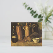 Carte Vincent van Gogh - Vie morte avec 4 bouteilles en (Debout devant)