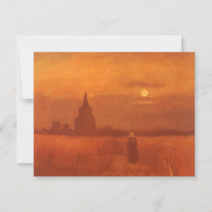 Carte Vincent van Gogh - Vieille tour dans les champs