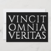 Carte VINCIT OMNIA VERITAS - Lumière (Devant)