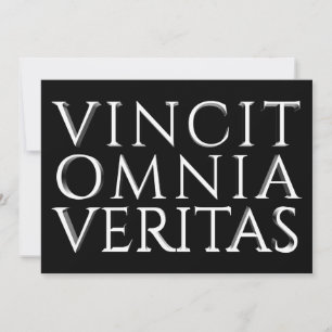 Carte VINCIT OMNIA VERITAS - Lumière