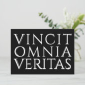 Carte VINCIT OMNIA VERITAS - Lumière (Debout devant)
