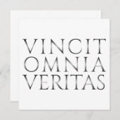 Carte VINCIT OMNIA VERITAS - Lumière (Devant / Derrière)