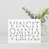 Carte VINCIT OMNIA VERITAS - Lumière (Debout devant)