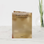 Carte Vingt-troisième anniversaire Mariage, Topaz, (Dos)