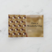 Carte Vingt-troisième anniversaire Mariage, Topaz, (Intérieur)