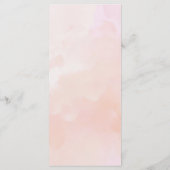 Carte Vino Aquarelle Avant Vows (Dos)