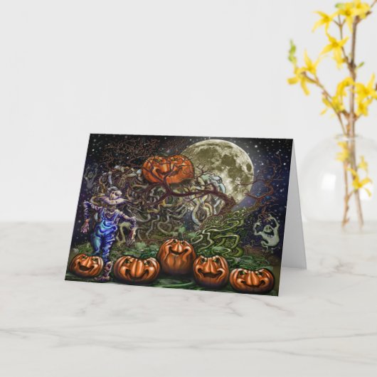 Carte Vins citrouille (Fleur jaune)