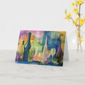 Carte Vins de Californie (Fleur jaune)