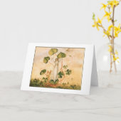 Carte Vintage (Fleur jaune)