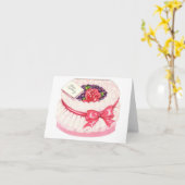 Carte Vintage (Fleur jaune)