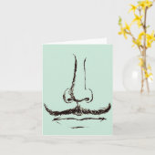 Carte Vintage (Fleur jaune)