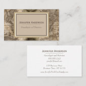 Carte vintage (Devant / Derrière)