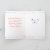 Carte vintage 1776 - 4 juillet (Intérieur)