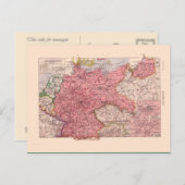 Carte vintage, 1920, Allemagne (Devant / Derrière)