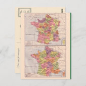 Carte vintage, 1920, France (Devant / Derrière)
