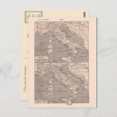 Carte vintage, 1920, Italie (Devant / Derrière)
