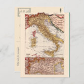 Carte vintage, 1920, Italie (Devant / Derrière)