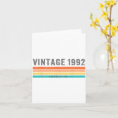 Carte Vintage 1992 Limited Edition - 33rd Birthday Gift  (Fleur jaune)