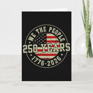 Carte Vintage 250 Ans 1776-2026 250e Anniversaire 4