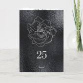 Carte Vintage 25e anniversaire de Mariage en argent (Dos)