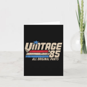 Carte Vintage 85 Retro 40e Anniversaire Top Pour Hommes