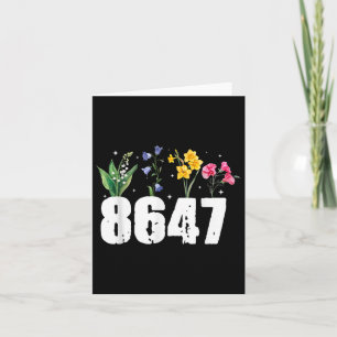 Carte Vintage 8647 Trump Avec Fleurs Fraîches