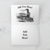 Carte vintage à vapeur (Intérieur)