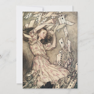 Carte Vintage Alices Adventures in Wonderland par Rackha