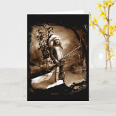 Carte Vintage amérindienne (Fleur jaune)