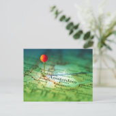 Carte Vintage AMSTERDAM (Debout devant)