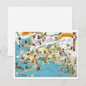 Carte Vintage amusante de l'Alaska (Devant / Derrière)