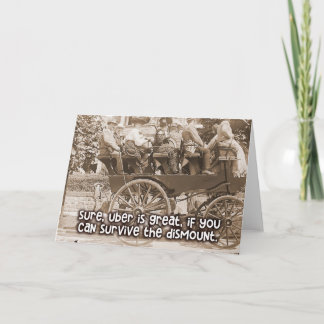 Carte Vintage amusante - Peux-tu survivre au démon