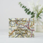 Carte Vintage Anaconda Montana (Debout devant)