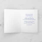 Carte Vintage Angel Holiday personnalisable (Intérieur)