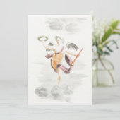 Carte vintage Angel Valentine (Debout devant)