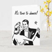 Carte Vintage anniversaire (Fleur jaune)