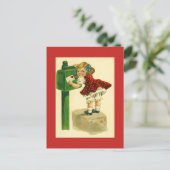 Carte vintage Antique Mailing Valentine's Day (Debout devant)