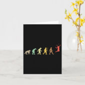 Carte Vintage Badminton Retro Shutt Evolution (Fleur jaune)
