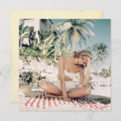 Carte vintage "Beauté du bain" (Devant / Derrière)