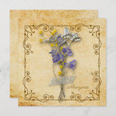 Carte Vintage Beautiful Beige (Devant / Derrière)