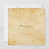 Carte Vintage Beautiful Beige (Dos)