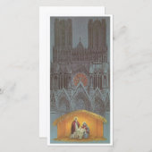 Carte Vintage bébé Jésus (Devant / Derrière)