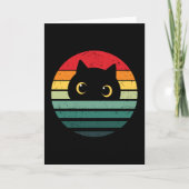 Carte Vintage Black Cat (Devant)