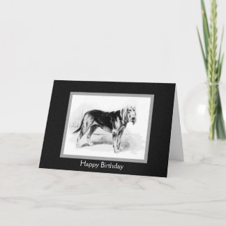 Carte Vintage Bloodhound