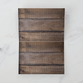 Carte Vintage Blue Truck Rustic Grange (Intérieur)