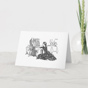 Carte Vintage - Bonne utilisation du chocolat