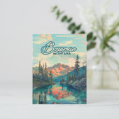 Carte Vintage Bozeman Montana Rocky Mountains (Debout devant)