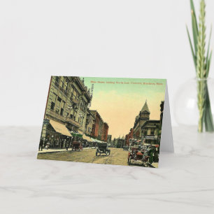 Carte Vintage Brockton, Massachusetts